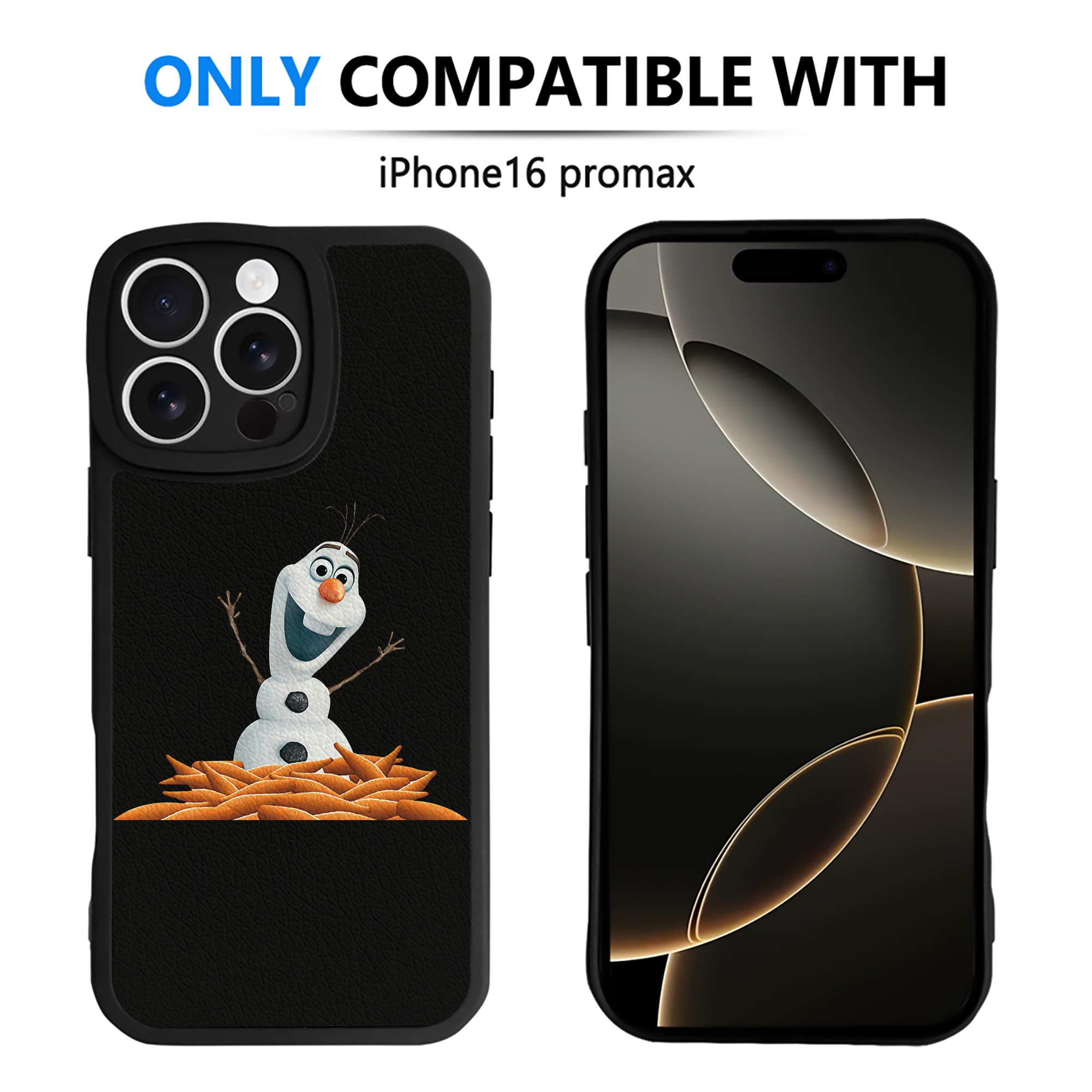 （画像用） アナと雪の女王 アンナ エルサ Frozen Anna Elsa 【iPhone 16シリーズ対応】シリコンスマホケース（レザー調） 材質：シリコン